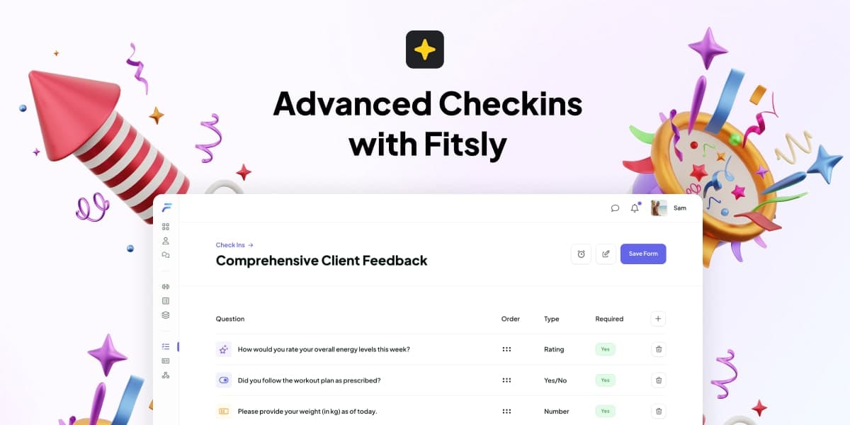 Elevate Your Coaching with Fitsly’s Advanced Check-Ins